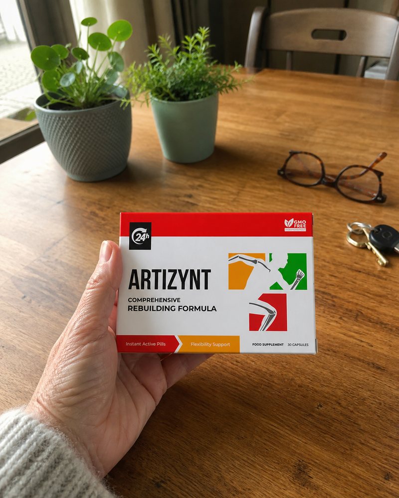 Photo illustrative d’une boîte d’ArtiZynt tenue à la main